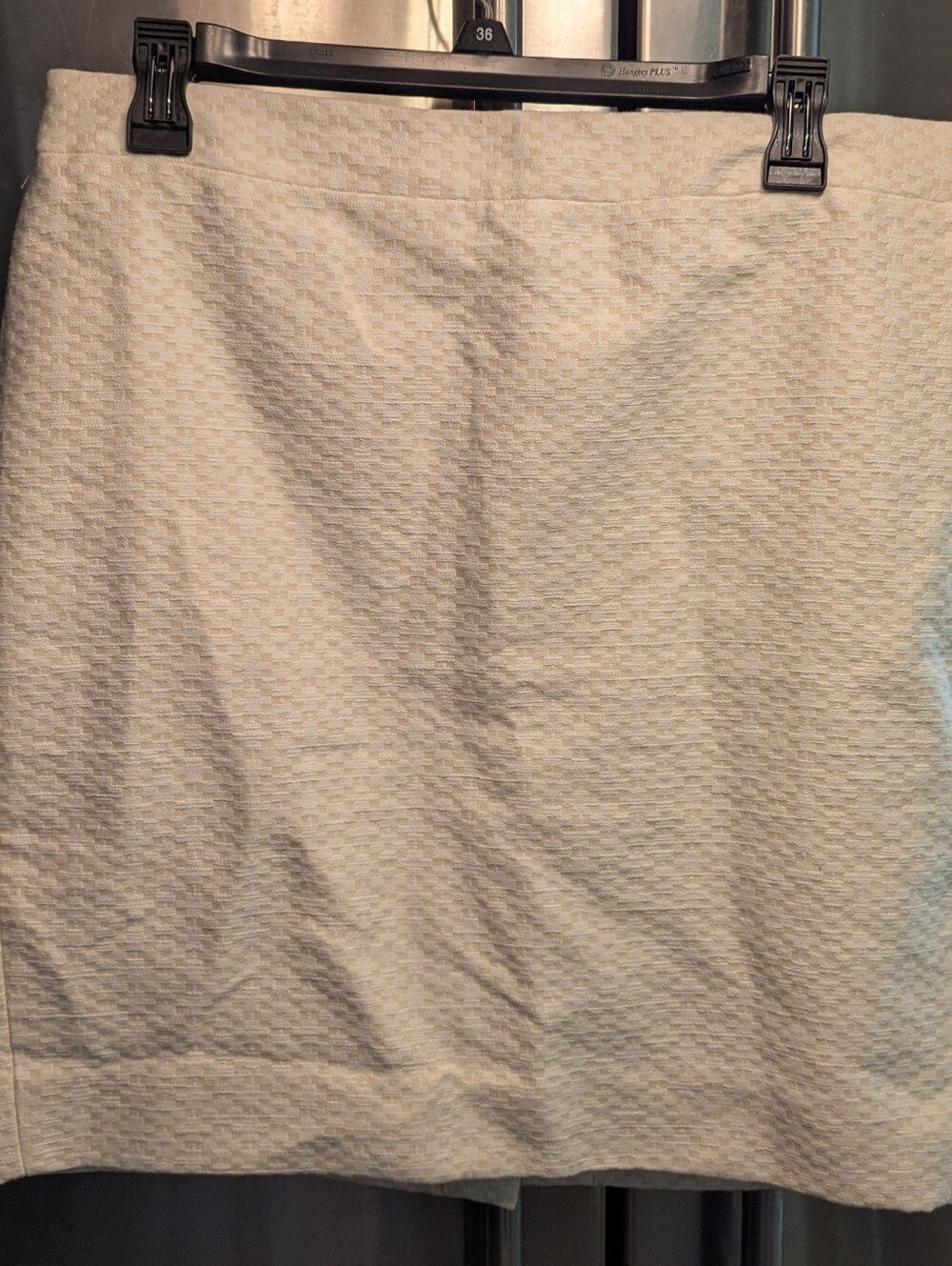 Like New J Crew Back Zip Cotton Lined Flat Frt Knee Length Pencil Skirt Sz 10p